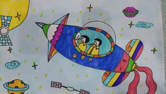 获得儿童科幻画一等奖图片大全,又简单又漂亮的科幻画-医疗器械网