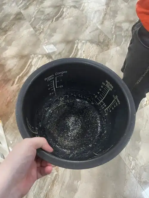 电饭锅内胆涂层掉了干脆拿去抛光