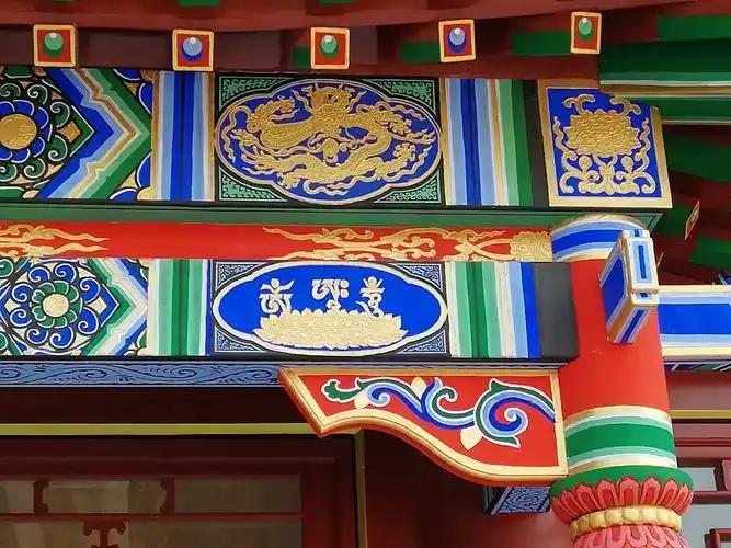 古建筑彩绘之寺庙璇子彩绘