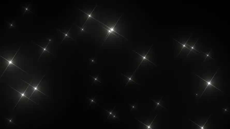 4k白色星光闪光爆闪动画元素特效元素星光元素