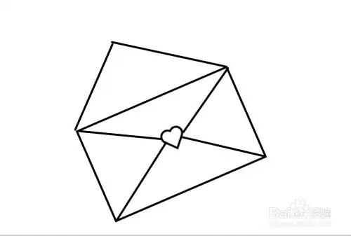 信封简笔画教程