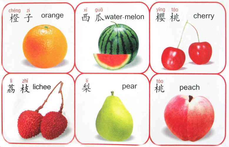 宝宝认识水果,蔬菜彩图