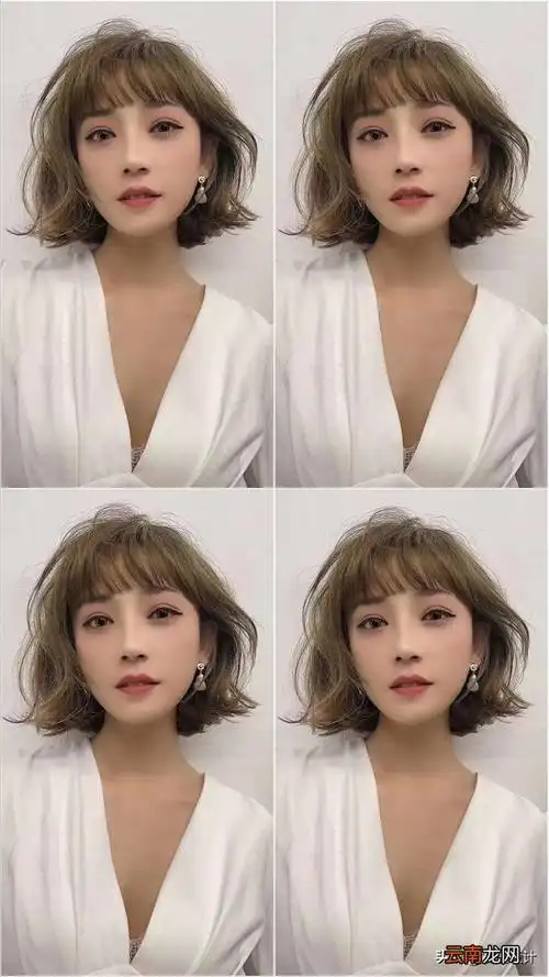 50款 短发适合的烫发发型图片,2021夏天精选短发烫发