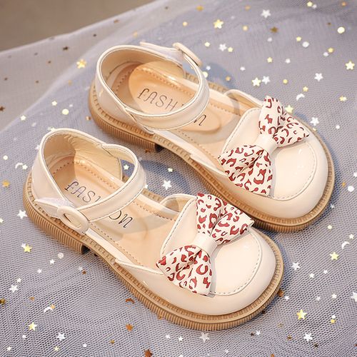 女童童鞋凉鞋夏款2022儿童单鞋公主小女孩黑色凉鞋