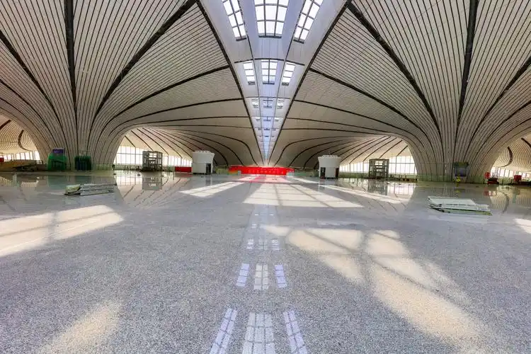 摄影师迟冠波带你去看建设中的北京大兴国际机场,摄影迟冠波,2019年