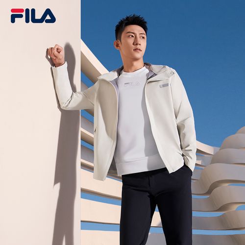 fila斐乐官方男子黄景瑜同款套头卫衣(热品库)