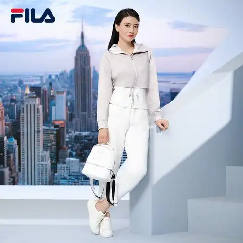 fila 斐乐官方 板鞋女2021春季新款运动休闲时尚小白鞋高圆圆同款