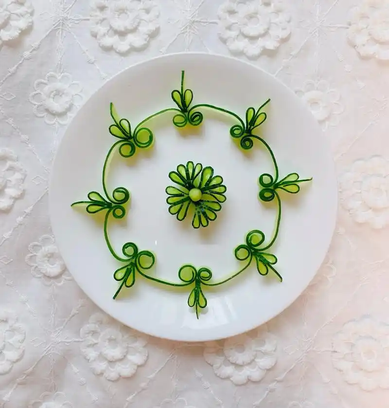 创意盘饰|家宴年夜饭摆盘围边合集(一)17 创意盘饰|家宴年夜饭摆盘