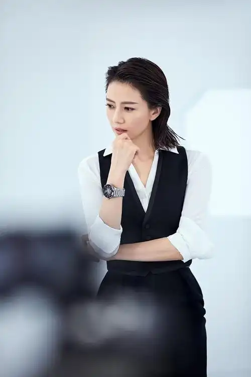 飞亚达表品牌代言人高圆圆佩戴航天系列"太空漫步"黑陶款腕表_2_副本.