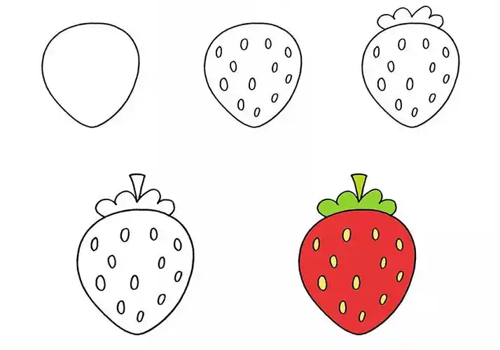 100种可爱小东西简笔画步骤教程大全!