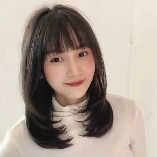 圆脸适合什么刘海免费扫一扫脸型配发型软件