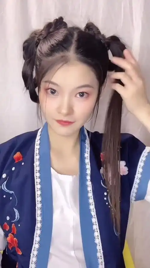 可宋可唐可日常的无发包汉服发型教程