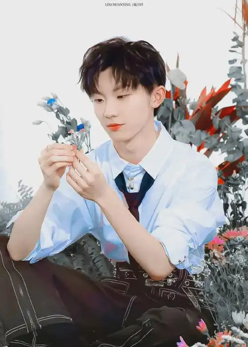 马嘉祺与花的适配度