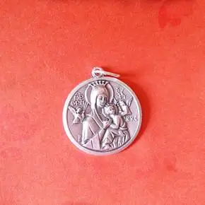 天主教圣物意大利进口圣牌永援圣母永助圣母3cm