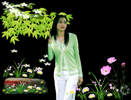 《免抠动态人物》第13辑〖gif素材〗【适合ps画音贴图制作】 - 在水