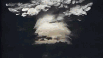 核武器爆炸gif图发生核爆时跳进下水道中是否可避免初始的爆炸