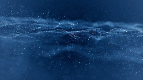 蓝色唯美粒子背景gif