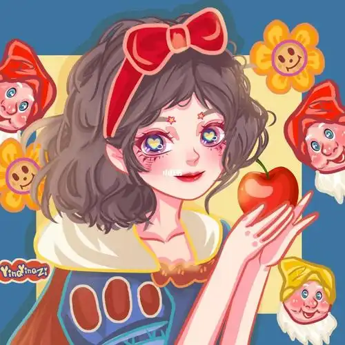 卡通头像白雪公主头像