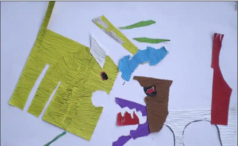 2,做纸画       我们可以把废纸图上各种好看的颜色,做成各种各样的