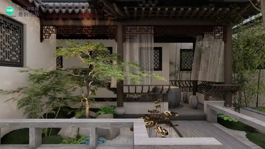 国人们喜爱的古色古香中式庭院,满眼都是惊艳,百看不腻