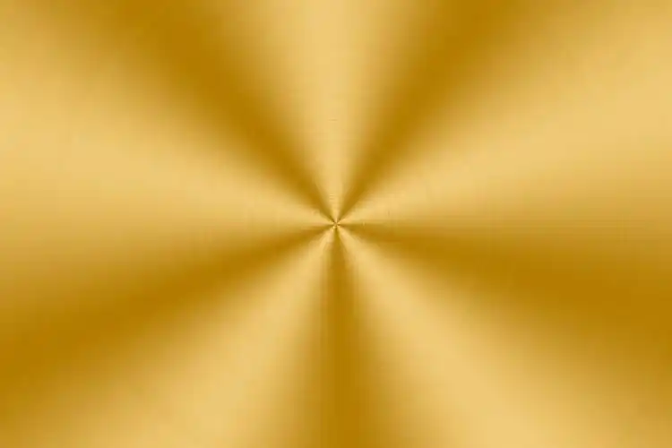 真皮光滑箔金属质感背景摘要真皮光滑箔金属金黄色背景亮复古黄铜板铬