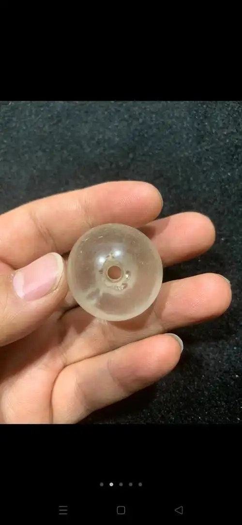 清代五品官水晶帽顶珠