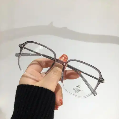 高级灰永远好看大脸近视眼镜推荐