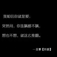 黑底白字汪苏泷歌词头像