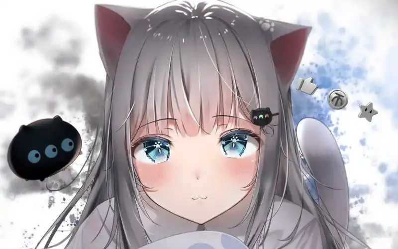 二次元 猫耳朵少女 —— 猫羽雫 nekoha shizuk