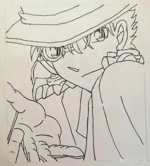 三步教你画怪盗基德