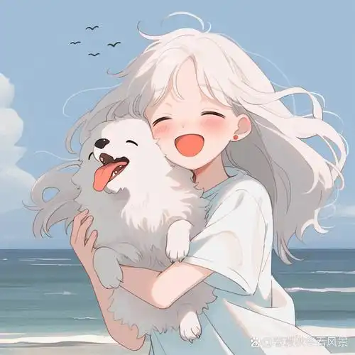 动漫女生头像丨治愈系狗狗头像97