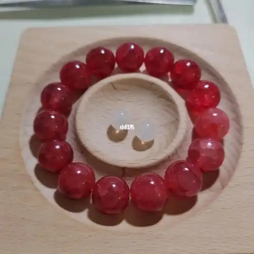 琉璃手串朱砂痣紫萱