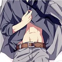 肌肉男帅的是这么性感 二次元男生腹肌帅哥头像-动漫头像