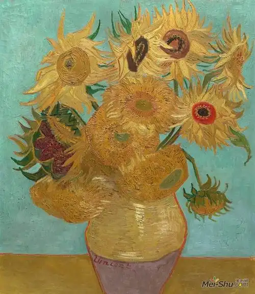 梵高高清作品十五朵向日葵