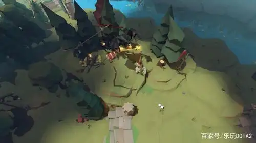low poly map创意dota2地图皮肤实在是太酷了!