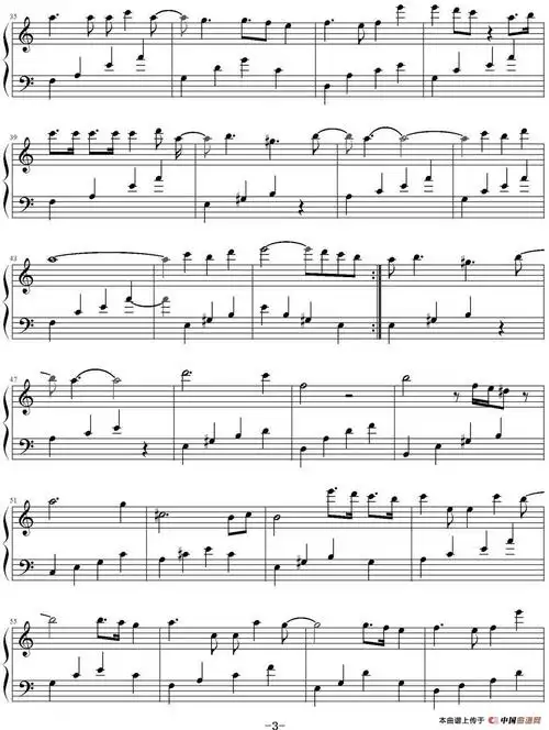 红玫瑰 钢琴谱 器乐乐谱