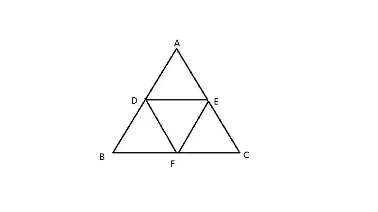 三角形的三条中位线所围成的三角形与原三角形的周长之比为多少 用