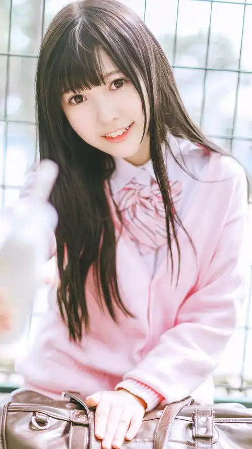 日系软妹子粉嫩唯美写真手机壁纸图片下载_美女_手机壁纸下载_美桌网