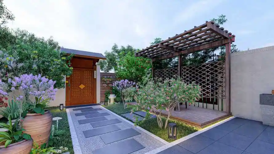 北京石景山庭院景观设计案例-北京景通园林古建工程有限公司