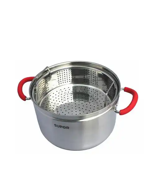 蒸滋味亮彩多用锅 磁炉通用