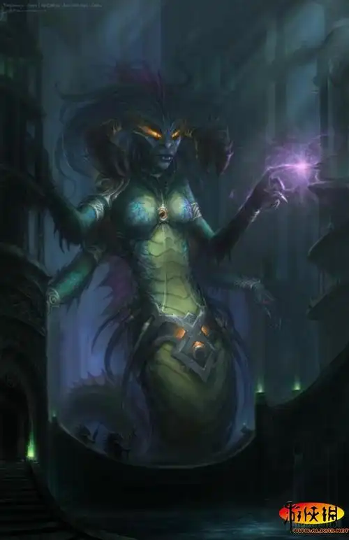 俄罗斯超级粉丝画家彩绘 《魔兽世界》暗夜精灵图赏