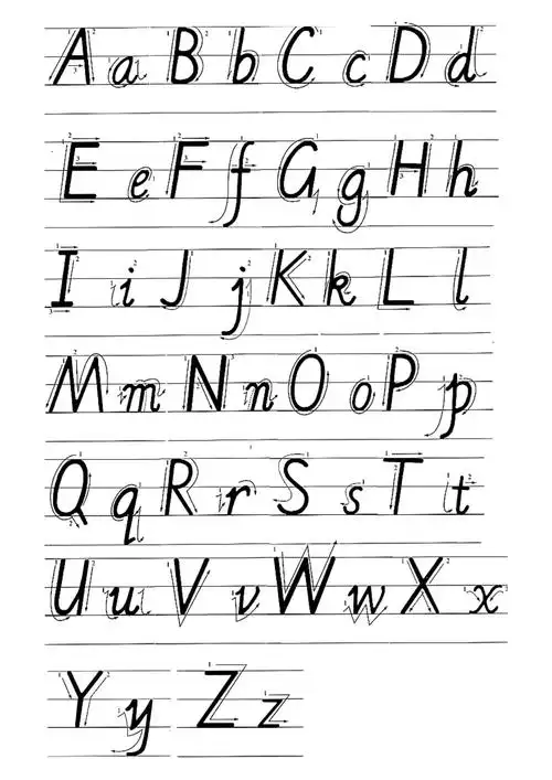 26个英文字母大小写打印_第1页