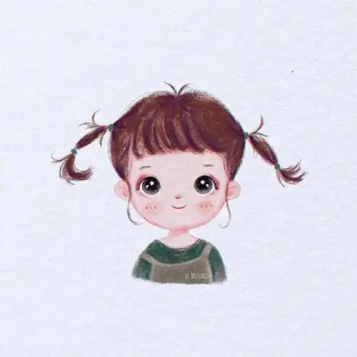 可爱手绘画的微信头像