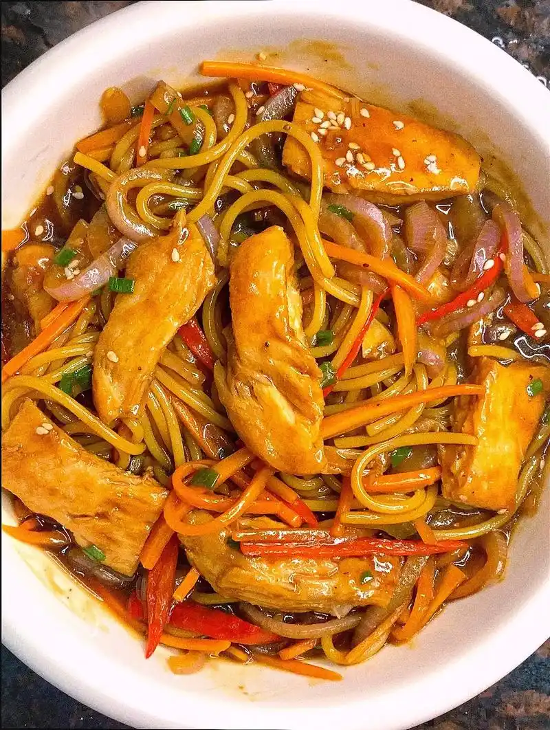 我的宅家美食夜宵之黑椒鸡扒意面!