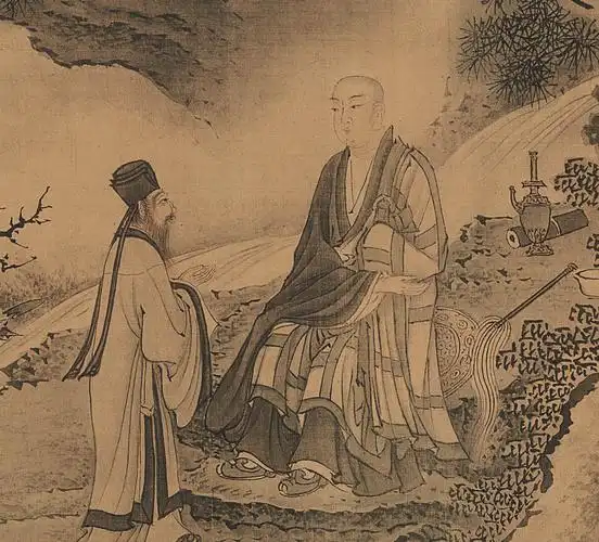 新品明佛像长卷国画佛教宗教古代中国祖师六代国画