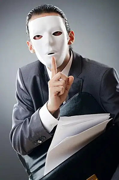 工业,概念,蒙面,商务人士