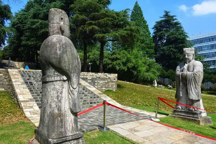 明岐阳王李文忠墓石文臣