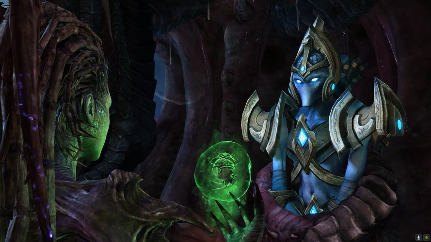 星际争霸2虫族第十二期这是一只幼虫的生长史