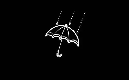 黑色极简主义创意手绘图片高清壁纸