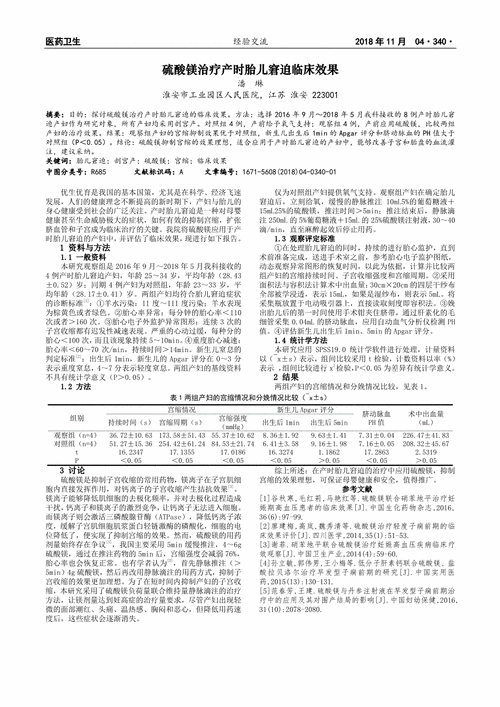 低分子肝素钙联合硫酸镁,盐酸
